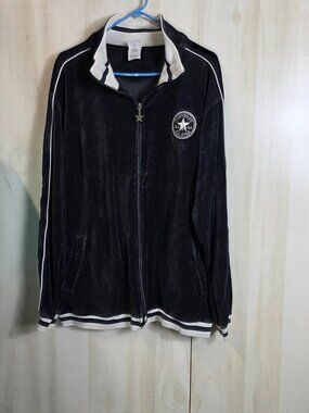 Converse All Star XL Velour Zip Up Jacket